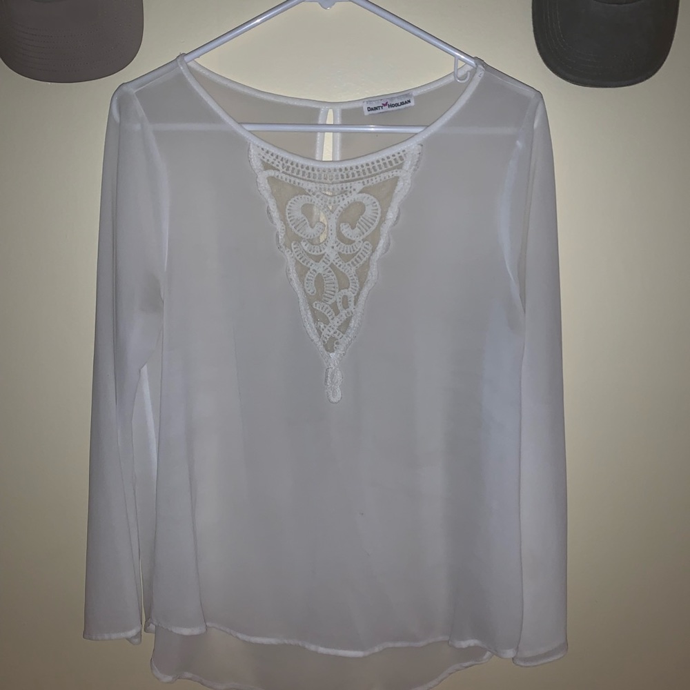 Dainty Hooligan sheer top